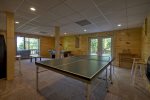 Game Room with a Ping Pong Table 